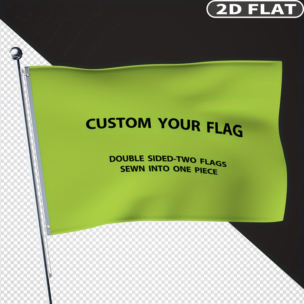 Eve Party - Banderas Personalizadas 2D Planas de Doble