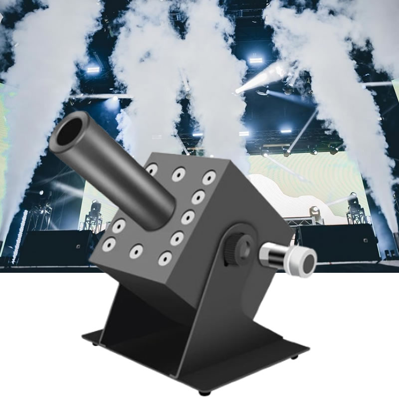 Máquina de Niebla CO2 LED RGB  - Confetti Cannon Tube reseña y precio